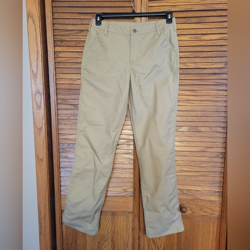 Carhartt Ladies Tan Cargo Pants‎ Size 6